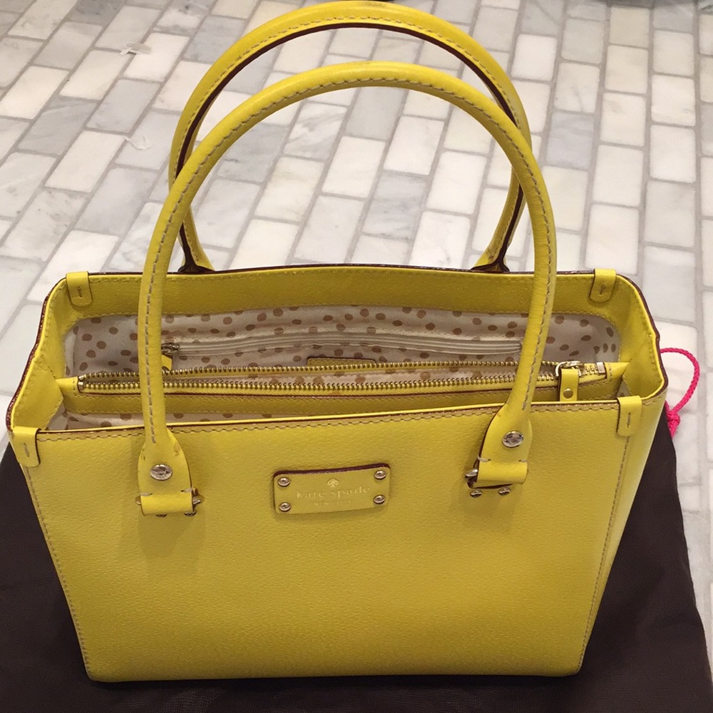 Canary Yellow Kate Spade Handbag.